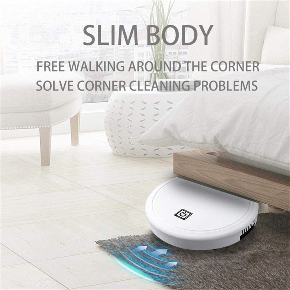 3-in-1 Robot Vacuum Cleaner 1800Pa Multifunctional Smart Floor Cleaner USB Rechargeable Dry Wet Sweeping Vacuum Cleaner null