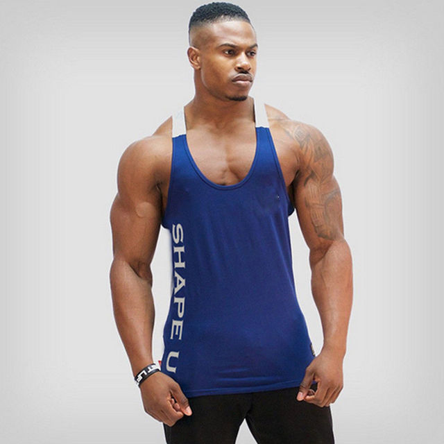 Sports Running T-shirt Men Gym Fitness Tops Tee Shirt String null