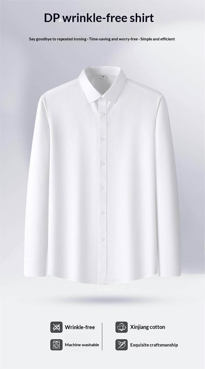 Non-iron Professional Workwear Business Men's Shirt
