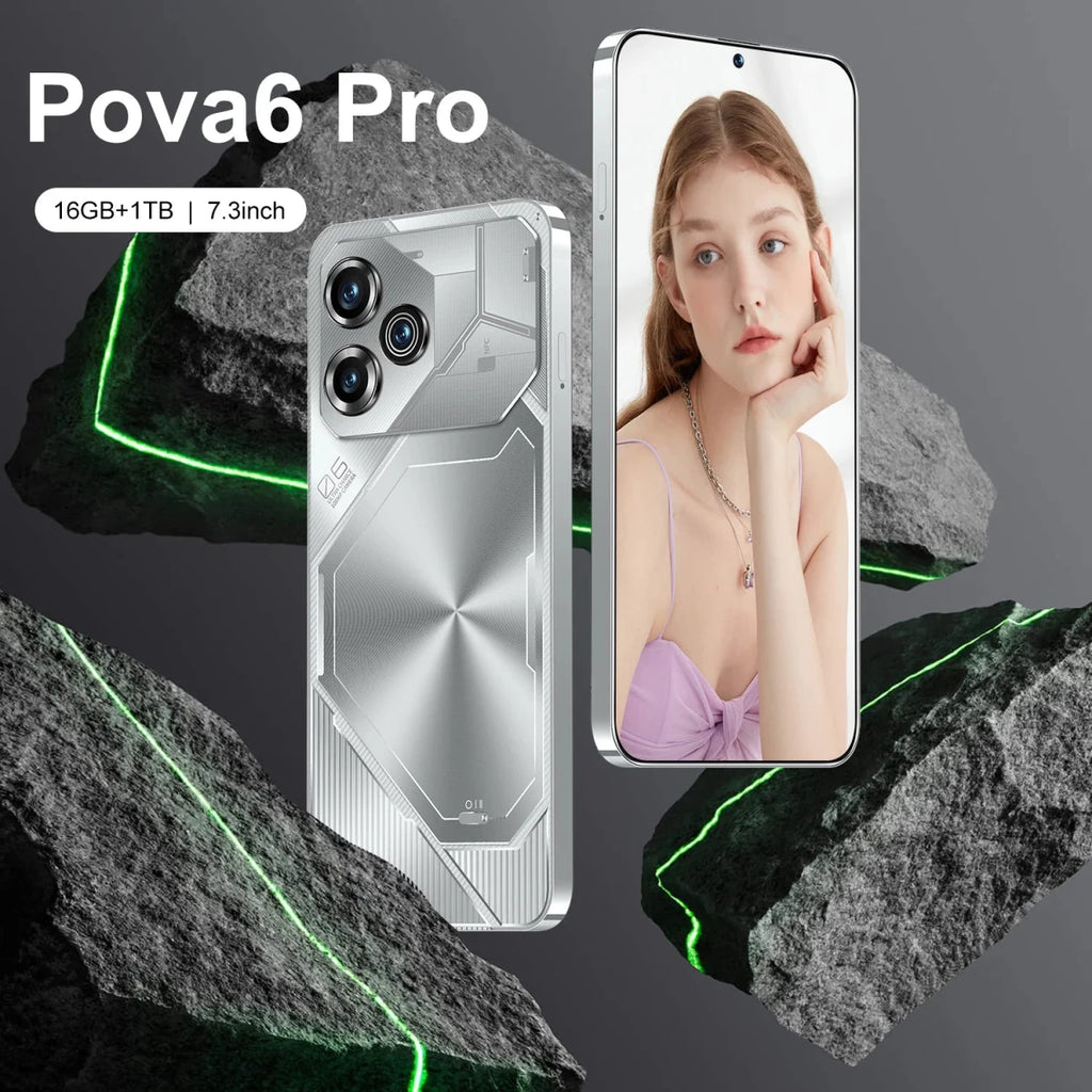 7.3Inch 16GB+1TB Original Pova 6 Pro 8000 MAh Phone Android 13.0 Mobile Phone 5G Smartphone Black 7.3Inch 16GB+1TB Original Pova 6 Pro 8000 MAh Phone Android 13.0 Mobile Phone 5G Smartphone - shop_name