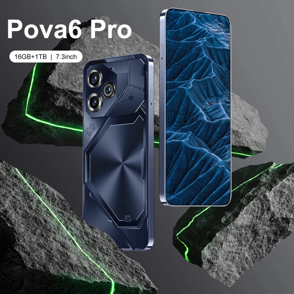 7.3Inch 16GB+1TB Original Pova 6 Pro 8000 MAh Phone Android 13.0 Mobile Phone 5G Smartphone Black 7.3Inch 16GB+1TB Original Pova 6 Pro 8000 MAh Phone Android 13.0 Mobile Phone 5G Smartphone - shop_name