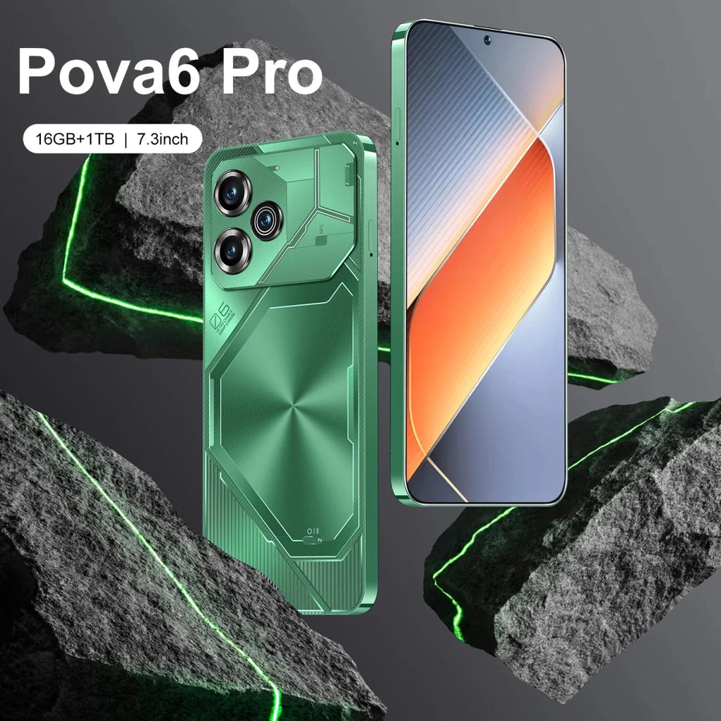7.3Inch 16GB+1TB Original Pova 6 Pro 8000 MAh Phone Android 13.0 Mobile Phone 5G Smartphone Black 7.3Inch 16GB+1TB Original Pova 6 Pro 8000 MAh Phone Android 13.0 Mobile Phone 5G Smartphone - shop_name