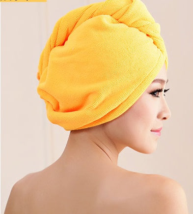 Women's Hair Dryer Cap, Absorbent Dry Hair Towel null