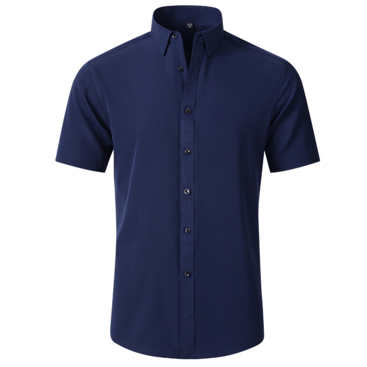 Men's Solid Color Simple Business Thin Shirt