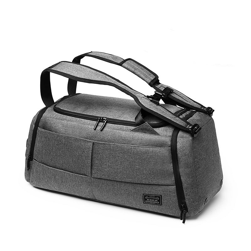 Large capacity wet and dry gym bag null