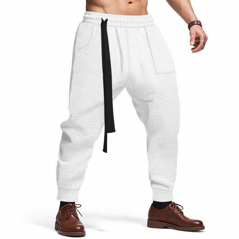 Men's Casual Pants Loose Ankle-tied Trousers Fashion Mens Clothing Men Clothing Men Wears null