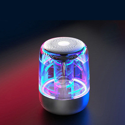 Portable Speakers Bluetooth Column Wireless Bluetooth Speaker Powerful Bass Radio with Variable Color LED Light null