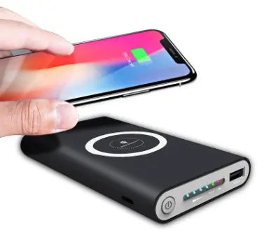 Three in one wireless charging treasure Universal mobile power large capacity charging treasure null