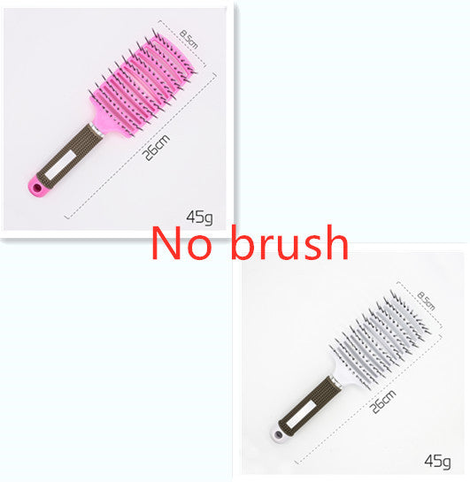 Hairbrush Anti Klit Brushy Haarborstel Women Detangler Hair Brush Bristle Nylon Scalp Massage  Teaser Hair Brush Comb null