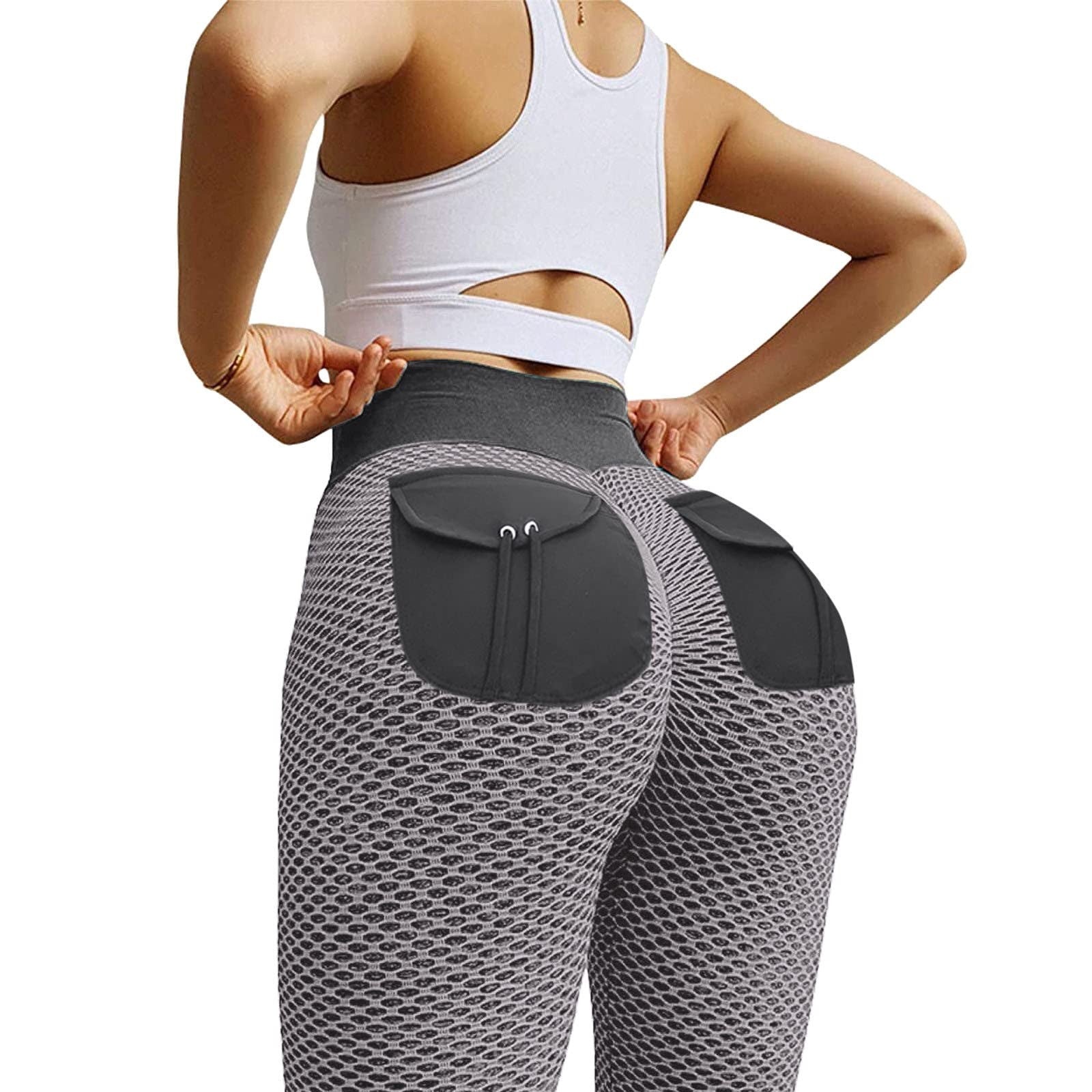 Hiplifting Sports Leggings Peach Hips European And American Fitness Pants null