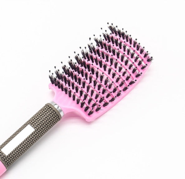 Hairbrush Anti Klit Brushy Haarborstel Women Detangler Hair Brush Bristle Nylon Scalp Massage  Teaser Hair Brush Comb null