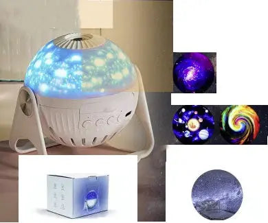 Galaxy Projector Starry Sky Projection Bedroom Bedside Decoration Night Light null