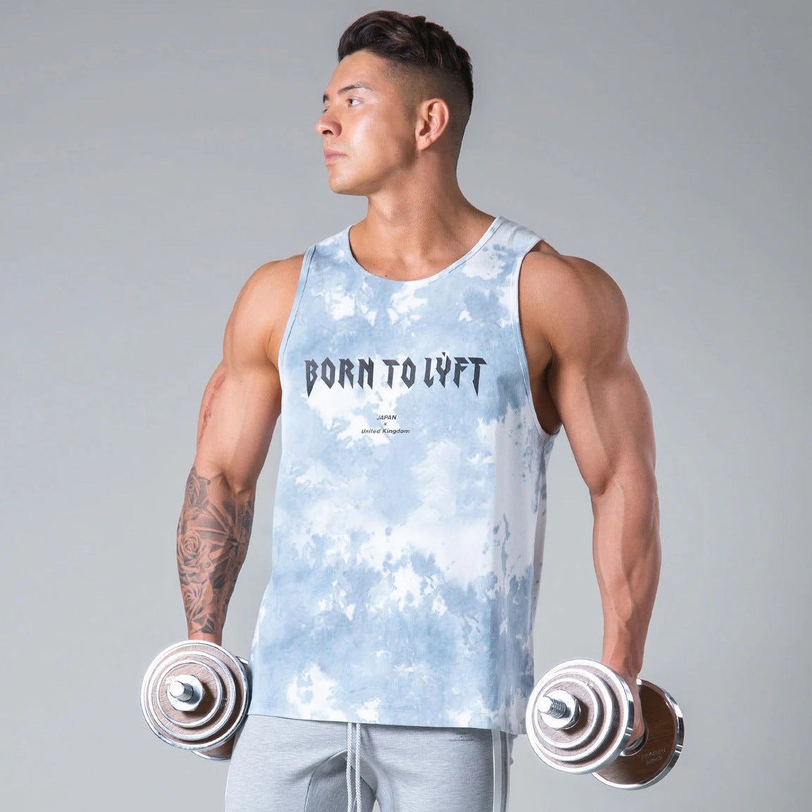 Men's Fitness Vest Leisure Gym Sleeveless Vest null