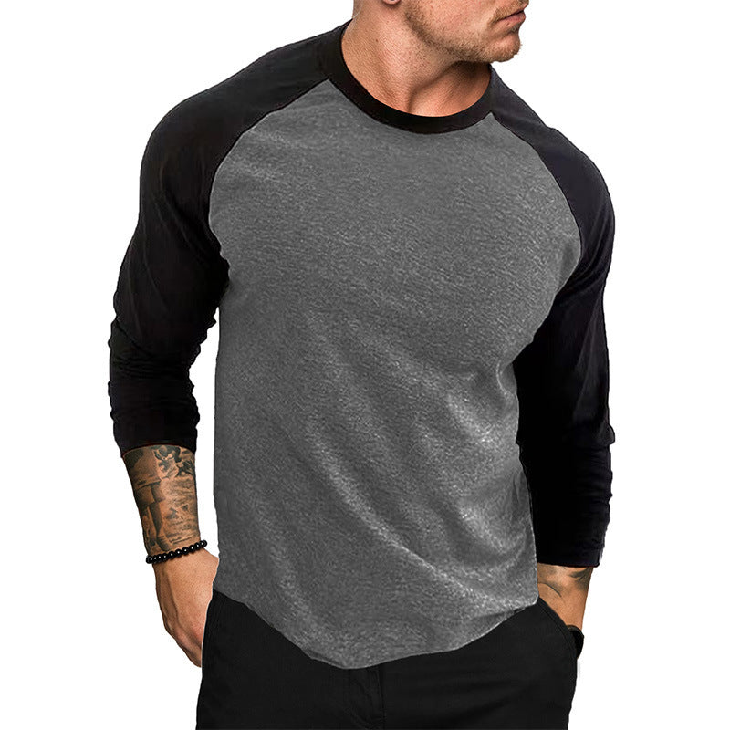 Men's Round Neck Loose Breathable Casual Long Sleeve