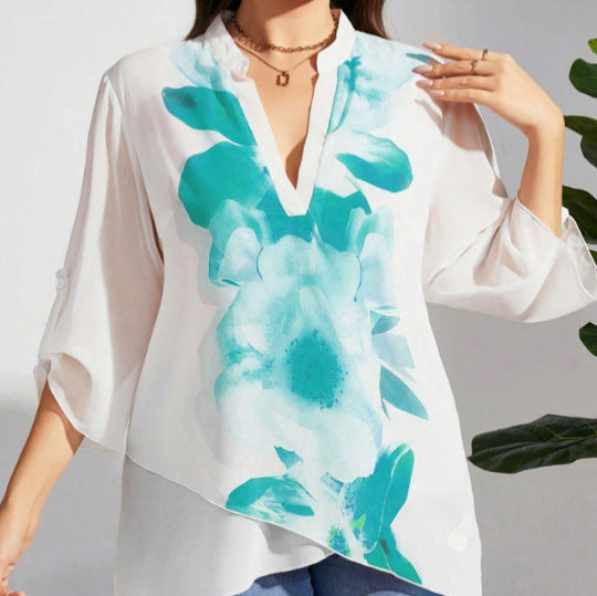 Women's Clothing Loose Shirt Elegant Fashion Design null