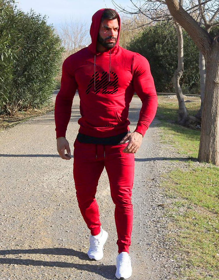 Men's New Hooded Sports Thin Pullover Hoodie null