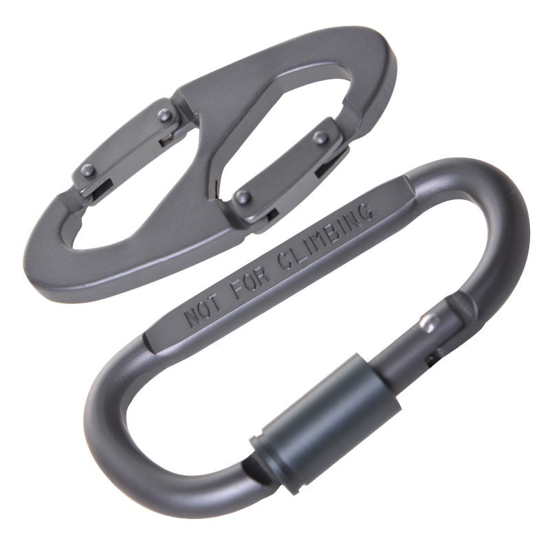 5 Backpacks D-type Hanging Buckle Hanger Outdoor Multifunctional Climbing Button Carabiner null