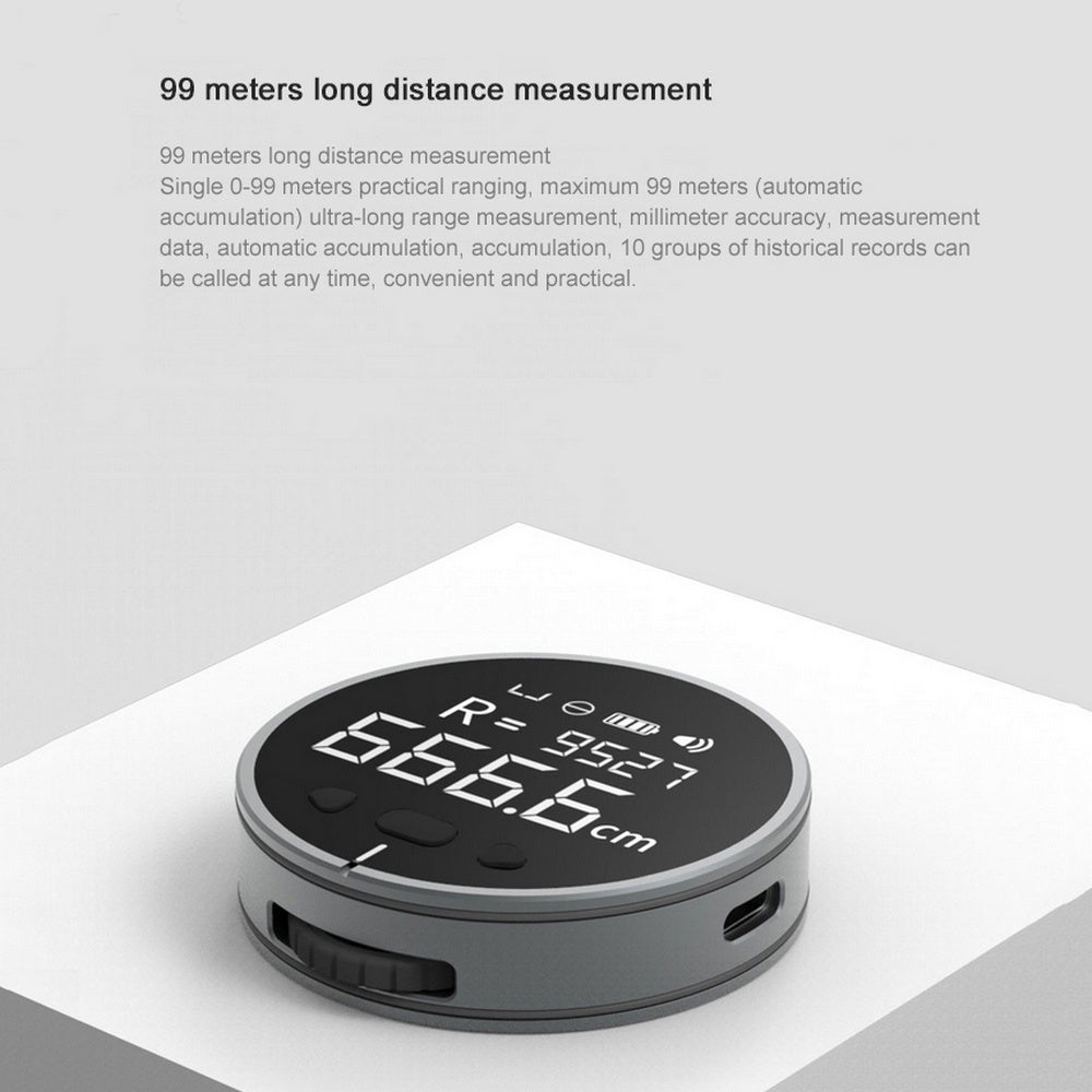 Distance Measuring Instrument Electronic Measuring Ruler Tape Measure High Definition Digital LCD High Precision Electronic Measuring Ruler Tool null