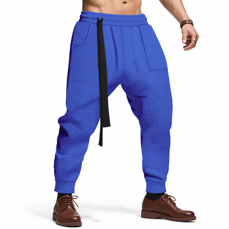 Men's Casual Pants Loose Ankle-tied Trousers Fashion Mens Clothing Men Clothing Men Wears null