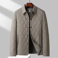 Mulberry Silk Thermal Casual Cotton-padded Jacket For Middle-aged And Elderly Men