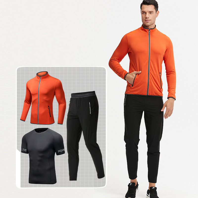 Men's Sportswear Gym Fitness Three Piece Set null