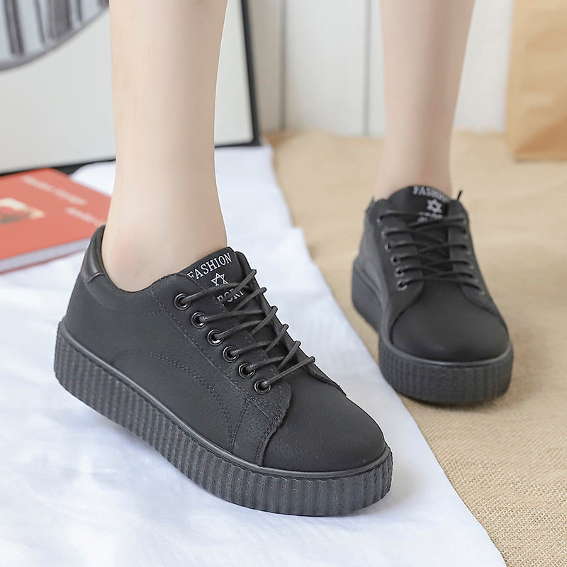 Women's Shoes Student Sports Thick Sole Shoes null