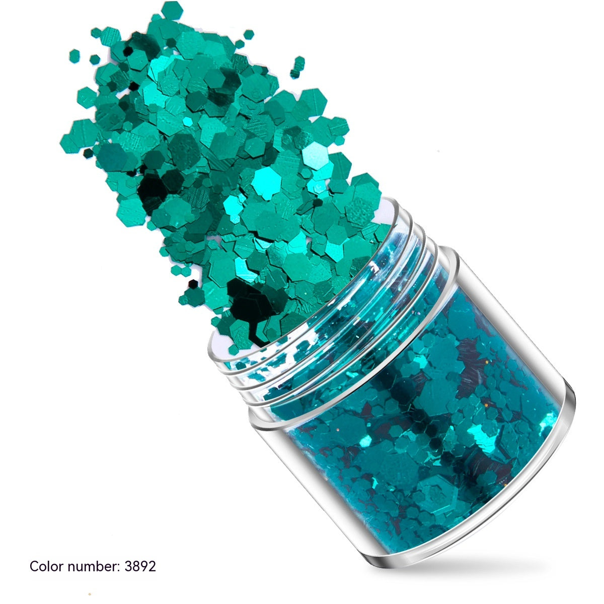 Green Manicure Set 12 Colors Mixed Nail Sequins Glitter Powder Gradient Laser Powder