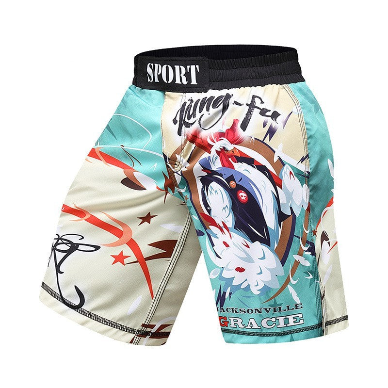 Men's Gym Jiu Jitsu Sanda Shorts null