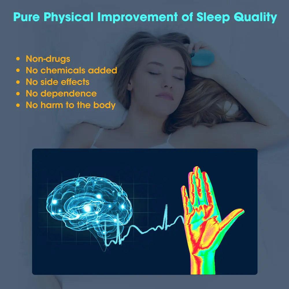 Sleep Aid Hand-held Micro-current Intelligent Relieve Anxiety Depression Fast Sleep Instrument Sleeper Therapy Insomnia Device null