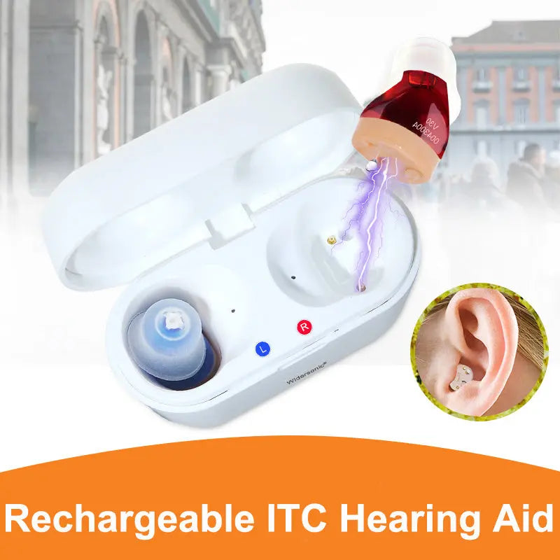 Rechargeable Sound Amplifier For The Elderly, Hearing Auxiliary Listening Sound Amplifier null