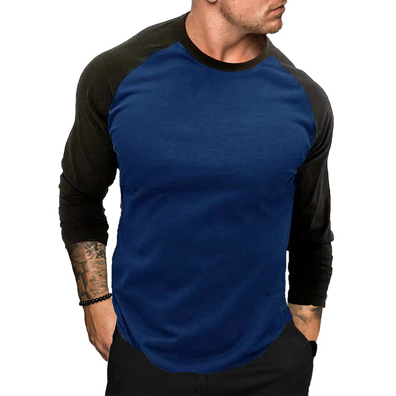 Men's Round Neck Loose Breathable Casual Long Sleeve