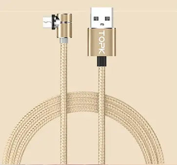 Magnetic Cable Micro Usb Cable 360 Degree Rotate Magnetic Charge Phone Charging Cord Wire null