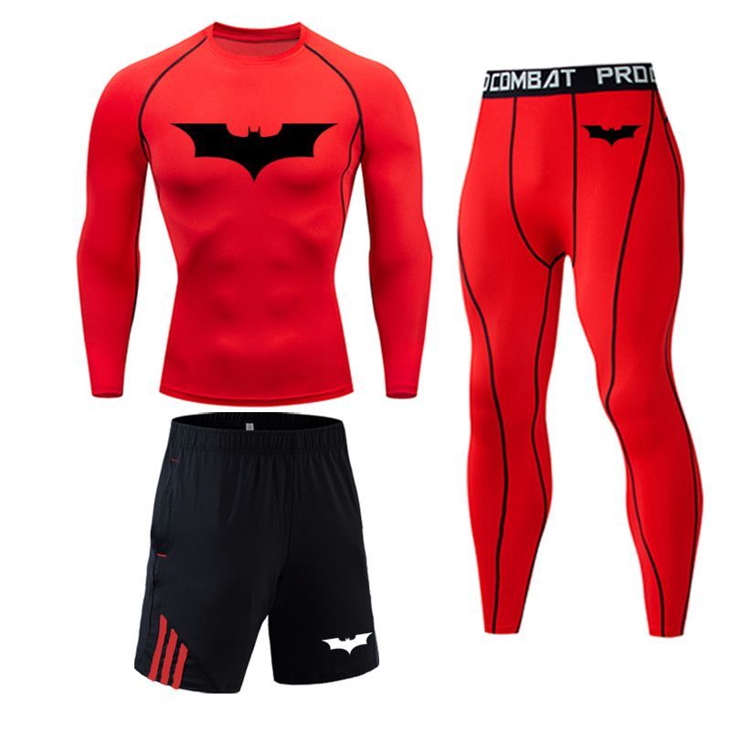 Men's sportswear quick-drying fitness suit gym fitness clothes null