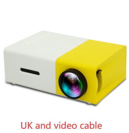 Portable Projector 3D Hd Led Home Theater Cinema HDMI-compatible Usb Audio Projector Yg300 Mini Projector null