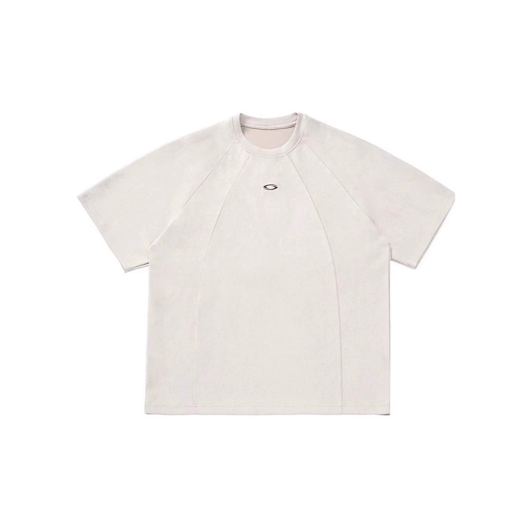 Three-dimensional Split Stitching Design Short-sleeved T-shirt Men's Summer New