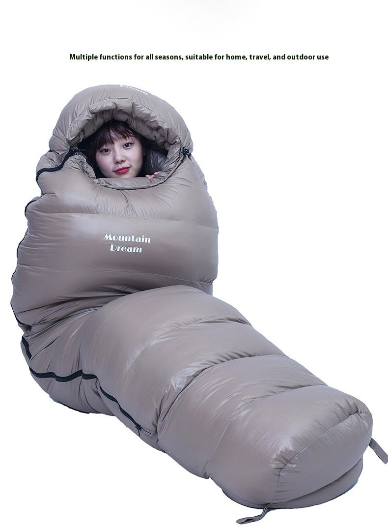 Ultralight Mummy Down-filled Sleeping Bag null