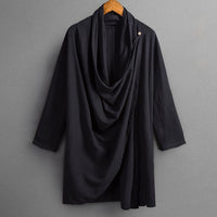 Men's Suit Retro Cotton And Linen Monk Robe