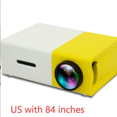 Portable Projector 3D Hd Led Home Theater Cinema HDMI-compatible Usb Audio Projector Yg300 Mini Projector null