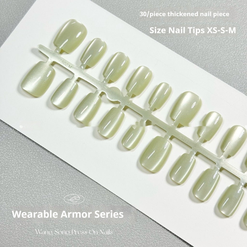 Solid Color Cat Eye 04 Mansi Tea Net Red Glass Beads Cat Eye Wear Armor