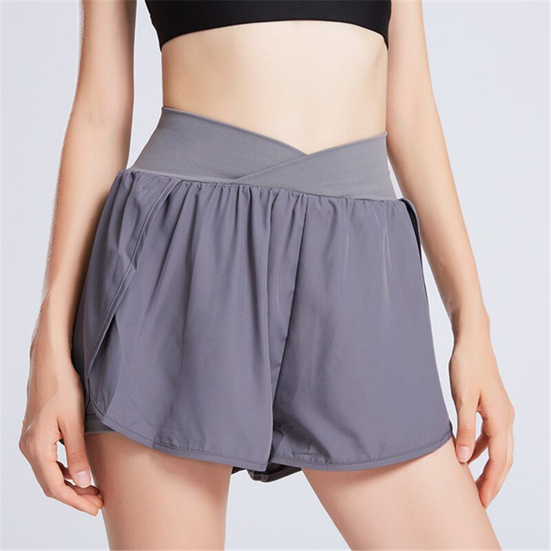 Gym shorts women loose summer quick-drying null