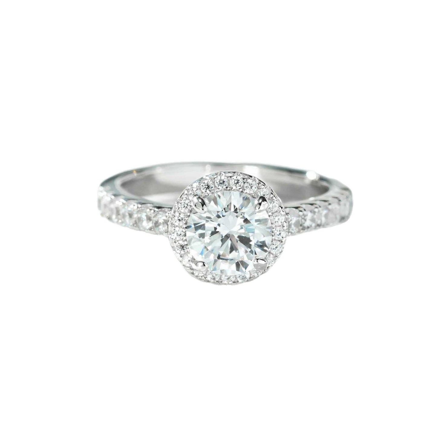 Women's 1-carat Round Bezel Ring