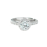 Women's 1-carat Round Bezel Ring