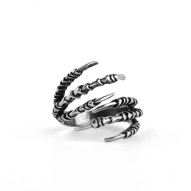 Paw Ring Adjustable Index Finger Dragon Ring Fashion Jewelry null