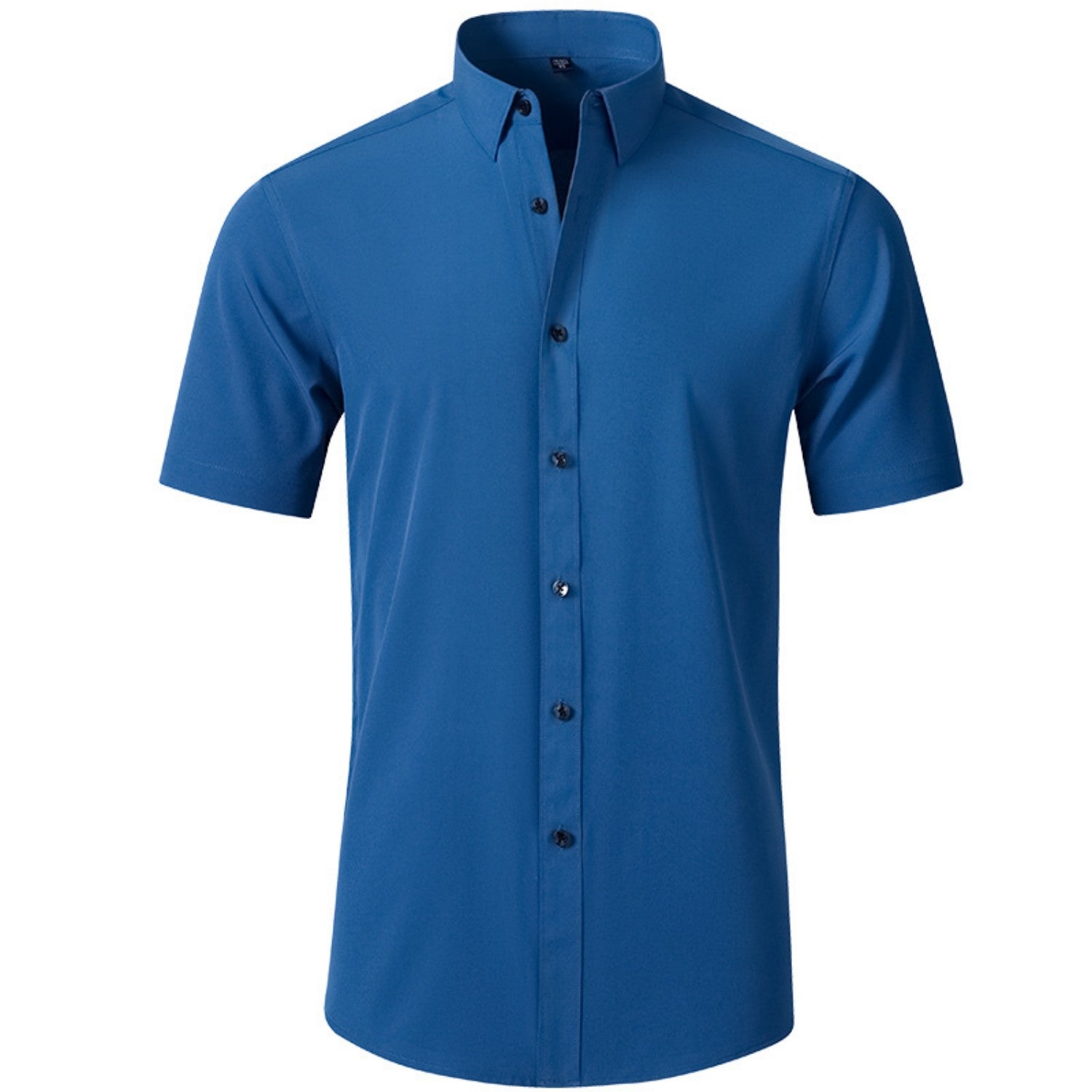 Men's Solid Color Simple Business Thin Shirt