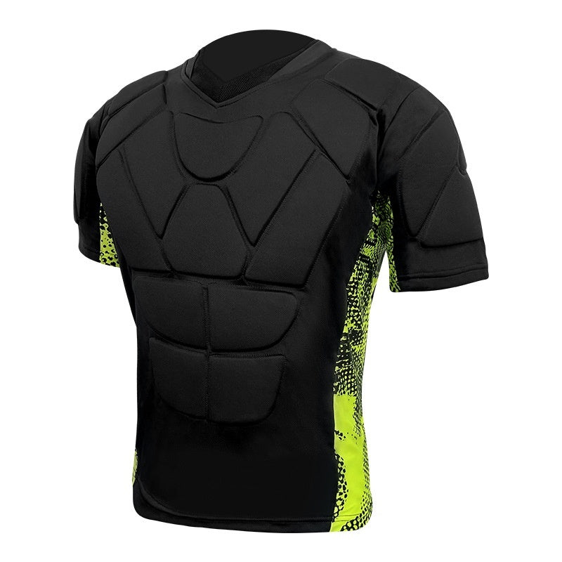 Protective Sweatshirt Chest Protector Sports Short Sleeve Football Ice Hockey Clothing