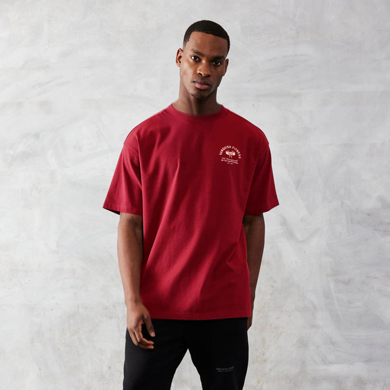 Muscle Workout Brothers Sports T-shirt Short Sleeve