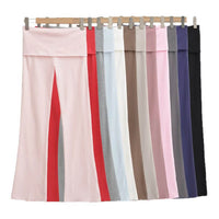 Low-rise Flared Jeans With A Turned-up Hem For A Slimming Look, Womens