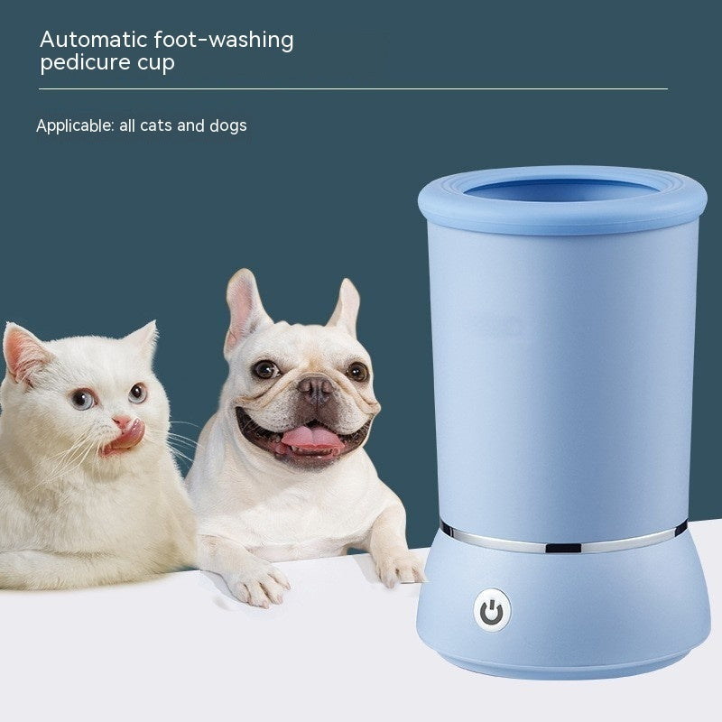 Pet Paw Cleaning Cup Automatic Foot Washing Dogs And Cats Electric Cleaning Device null