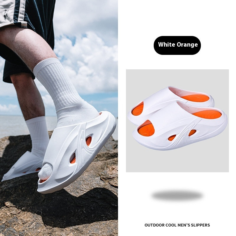 Men's Slippers Home Outdoor Non-slip Deodorant Soft Bottom