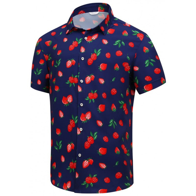 New SpringSummer Short Shirt Mens Top